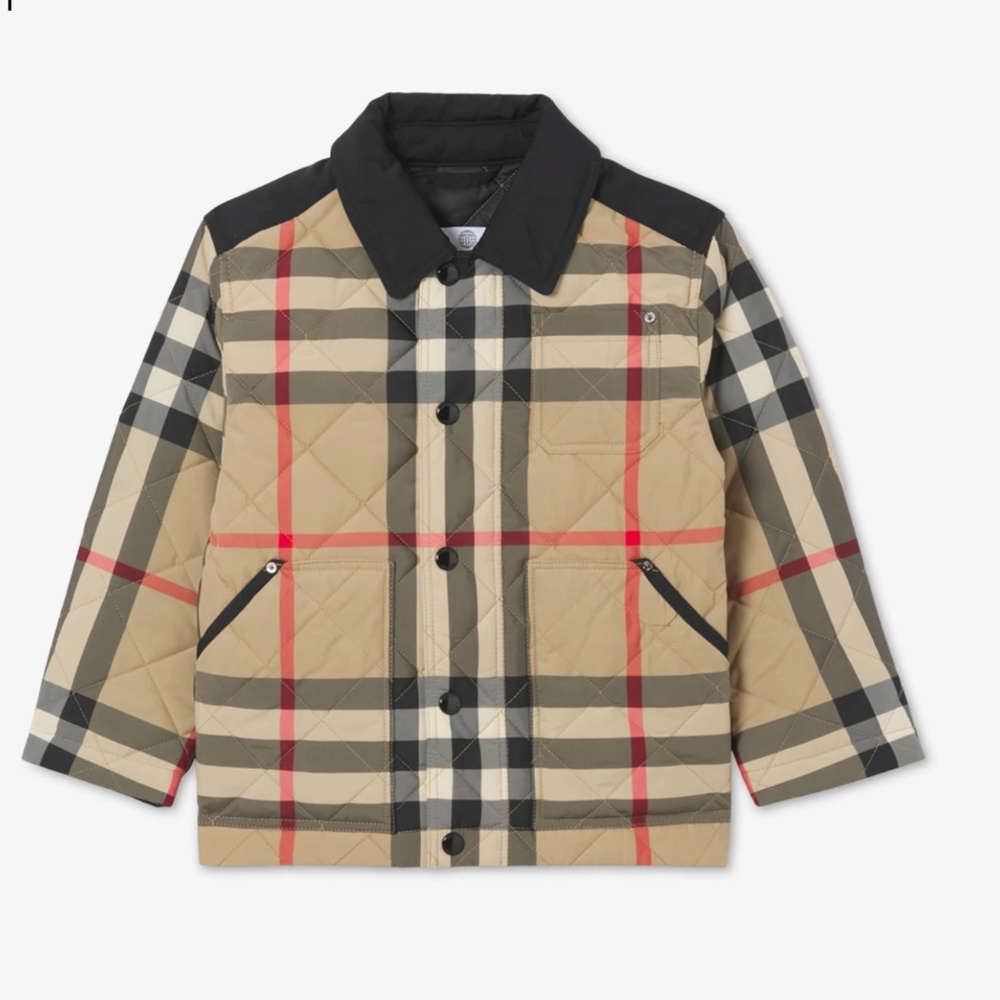 NWT - Burberry - Renfred Vintage-Check Quilted Jacket